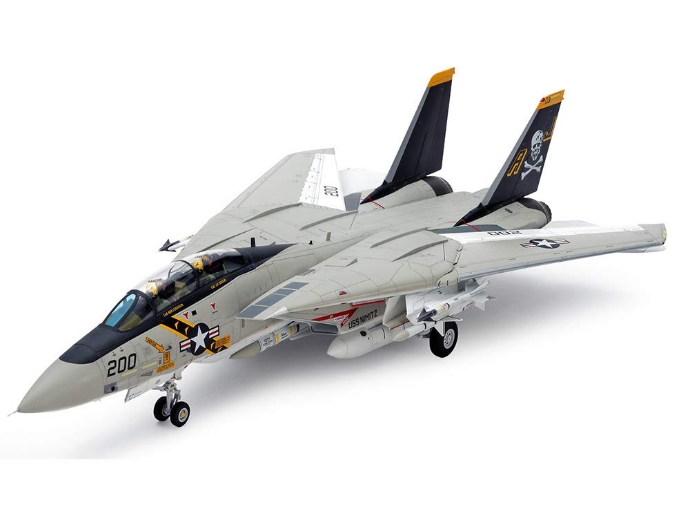 TAMIYA TAM61114 1/48 Grumman F-14A Tomcat Kit de avión de plástico, Azul Marino, a partir de 13 años