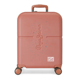 Pepe Jeans Jane Maleta de cabina Rojo 40x55x20 cms Rígida ABS Cierre TSA integrado 37L 3,22 kgs 4 Ruedas dobles Equipaje de Mano