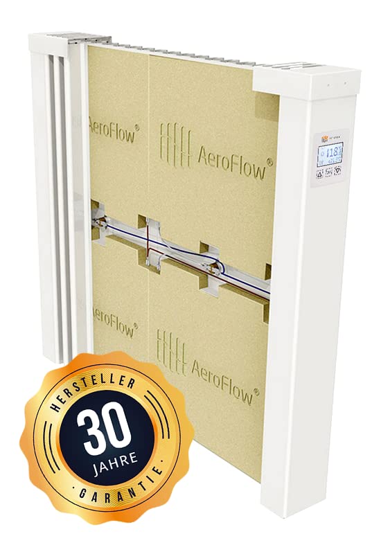 Calefacción eléctrica AeroFlow COMPACT 1300 con núcleo de arcilla refractaria,aplicación disponible con regulador con pantalla FlexiSmart,calefacción auxiliar eléctrica,15 años de garantía