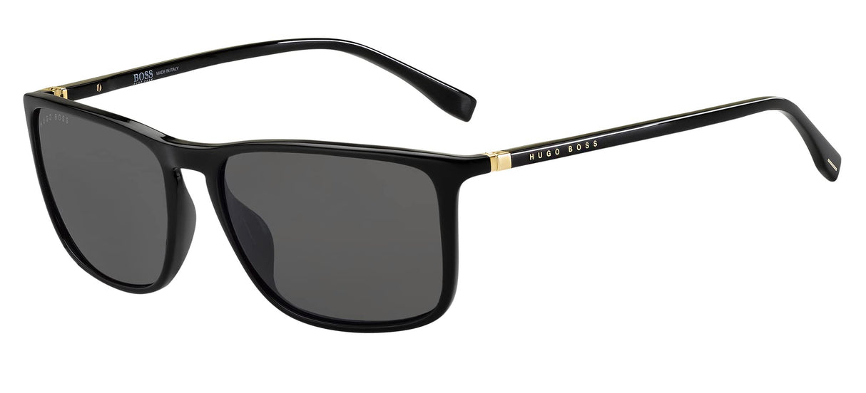 HUGO BOSS Gafas de Sol BOSS 0665/S/IT Black Gold/Grey 57/16/145 hombre