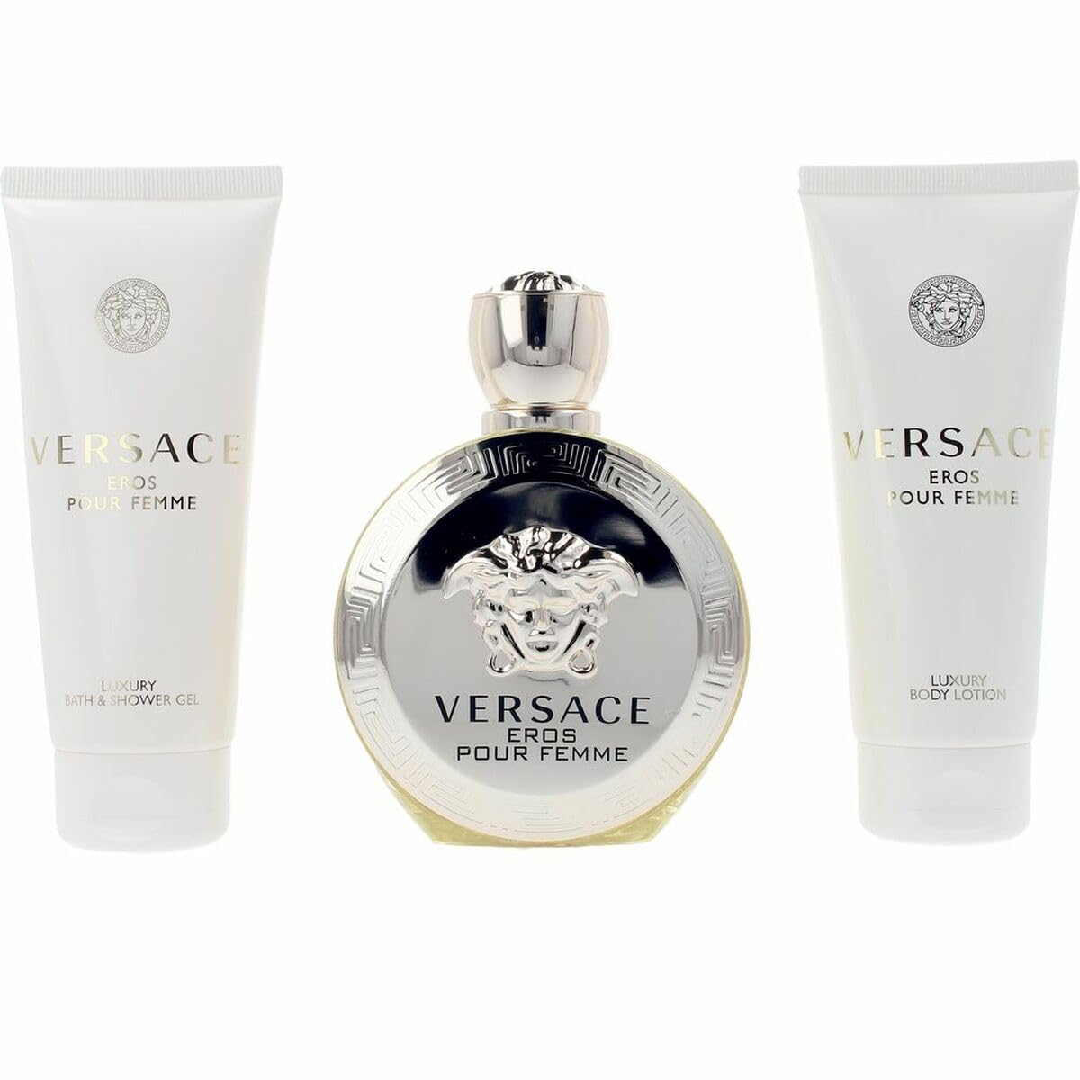 Set de Perfume Mujer Versace Eros POUR Femme 4 Piezas - Marca: Versace - EAN: 8011003893324