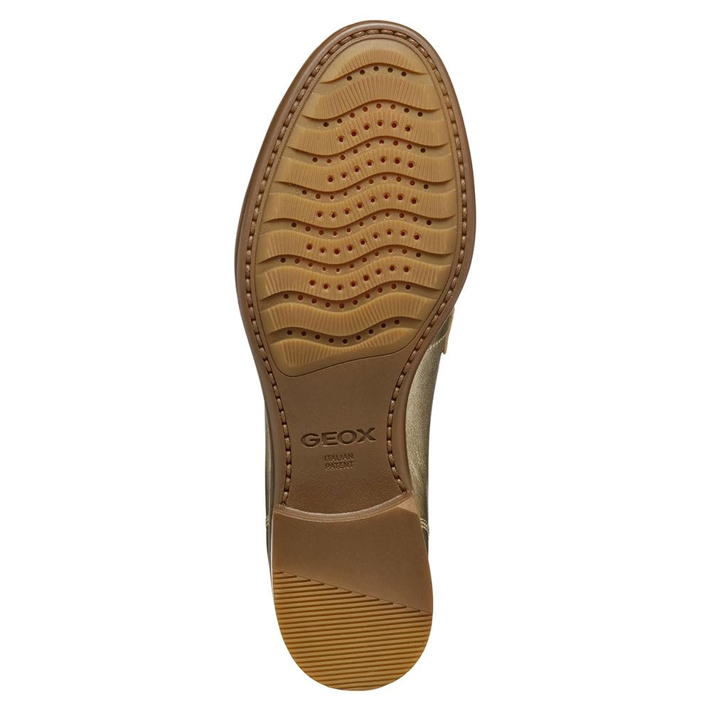 Geox D Jaylon 2 A, Mocasín Mujer, Lt Gold, 39 EU