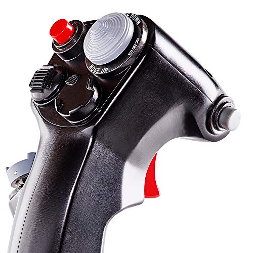 Thrustmaster F-16C Viper HOTAS Add-On Grip — Réplica versátil del flight stick del avión de caza para juegos y simulaciones de vuelo