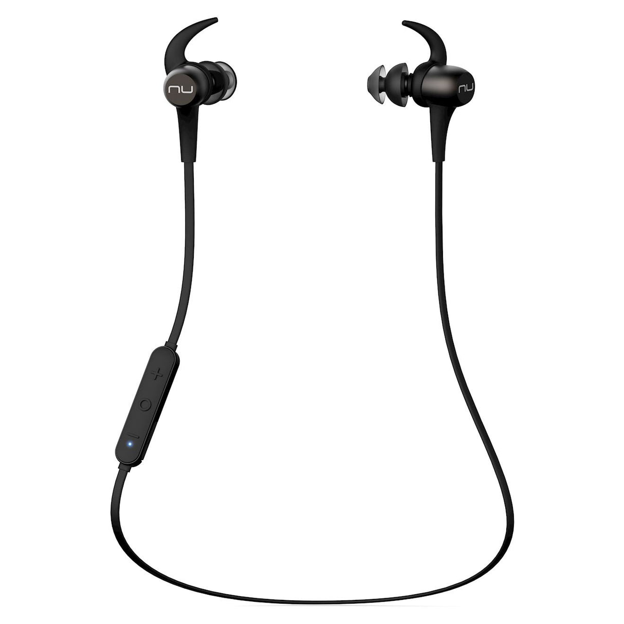NUFORCE BE Sport 3 - Auriculares in-Ear inalámbricos Bluetooth magnéticos, Color Gris