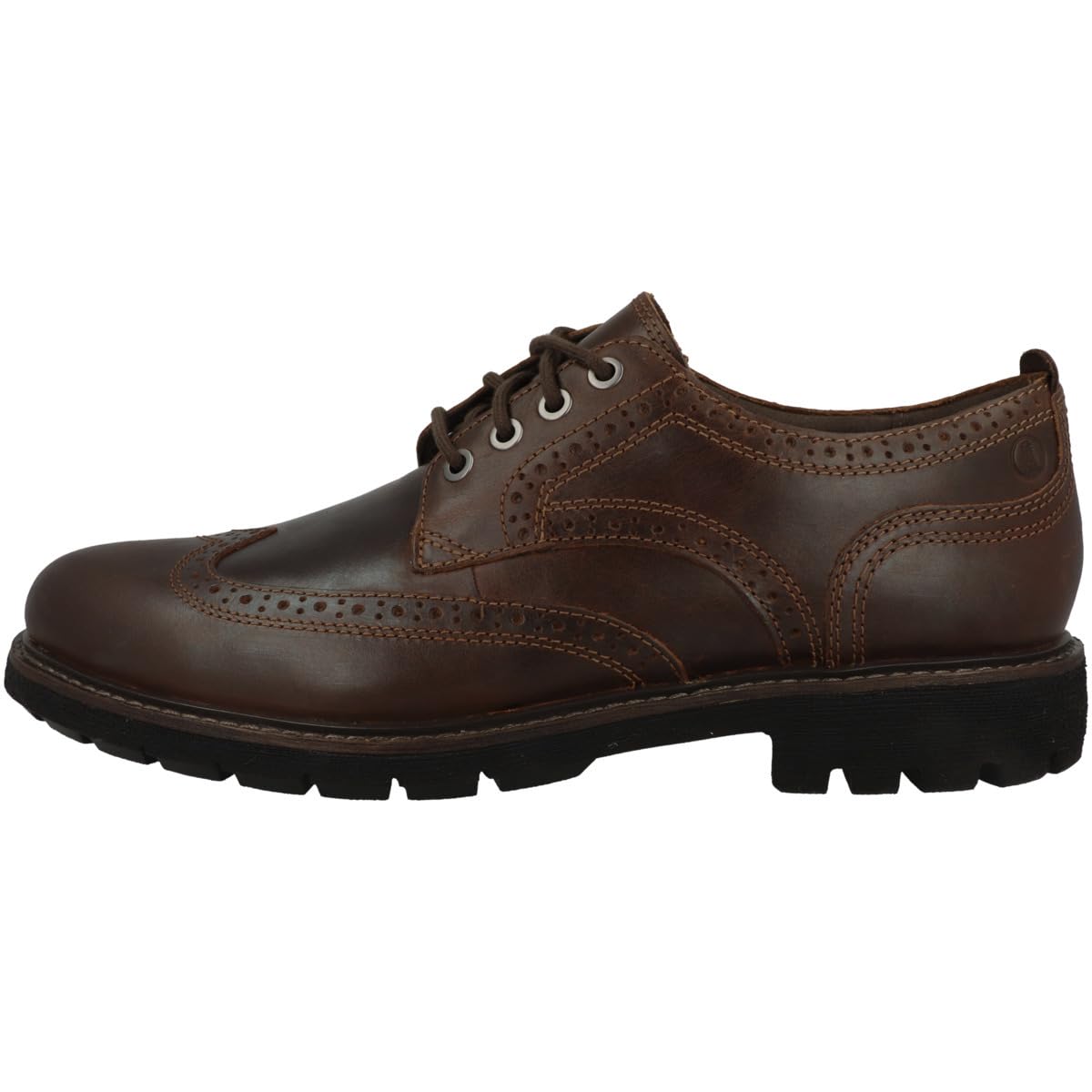Clarks Batcombe Far, Oxford Hombre, Lea marrón Oscuro, 39.5 EU
