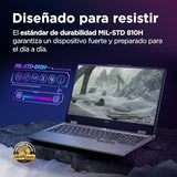Lenovo LOQ Gen 9 - Ordenador Portátil Gaming IA 15.6" FHD, 144 Hz (Intel Core i5-12450HX, NVIDIA GeForce RTX 3050, 24 GB RAM, 512 GB SSD, Wi-Fi 6, Sin Sistema Operativo) Teclado QWERTY Español - Gris
