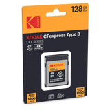 Kodak Tarjeta de Memoria CFexpress Tipo B de 128 GB con Lectura de 1800 MB y Escritura de 1200 MBps (EKMCFX128GK)