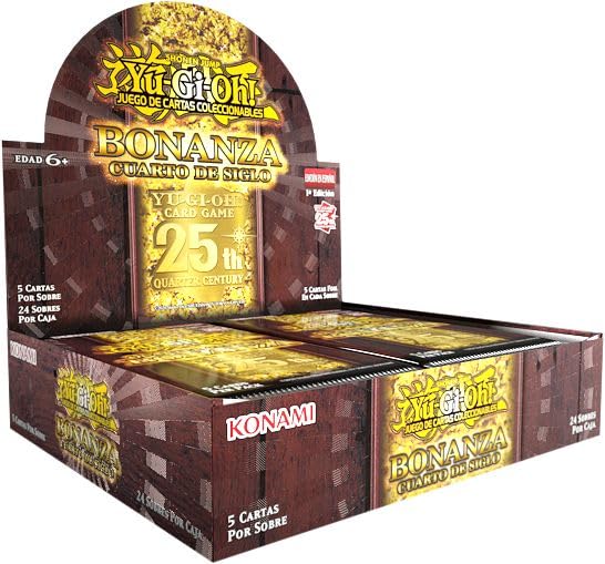 YU-GI-OH! Juego DE Cartas COLECCIONABLES - Quarter Century Bonanza Display