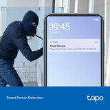 Tapo C310P2 - Camara Vigilancia WiFi Exterior Interior,Resolución 3MP, IP66 con Visión Nocturna, Detección de Movimiento y Alarma Instantánea, Control con App iOS, Android, Compatible con Alexa