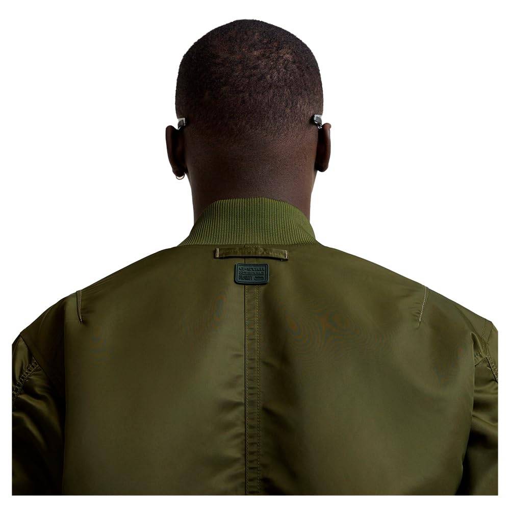 G-STAR Para Hombre Flight GA-1 Bomber Jacket, Verde (shadow olive D25370-C143-B230), XL