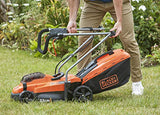 BLACK+DECKER BcmW3318L2,Cortacésped a Batería 18 V, Ancho de Corte 33 cm con 2 Baterias Litio de 2.5 Ah