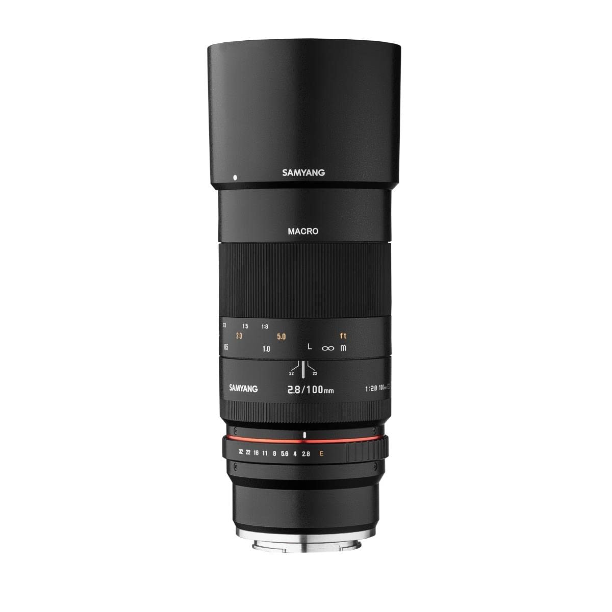 Samyang F1112309101 - Objetivo fotográfico DSLR para Micro Cuatro Tercios AS IF UMC (Distancia Focal Fija 100mm, Apertura f/2.8-32, diámetro Filtro: 67mm), Negro