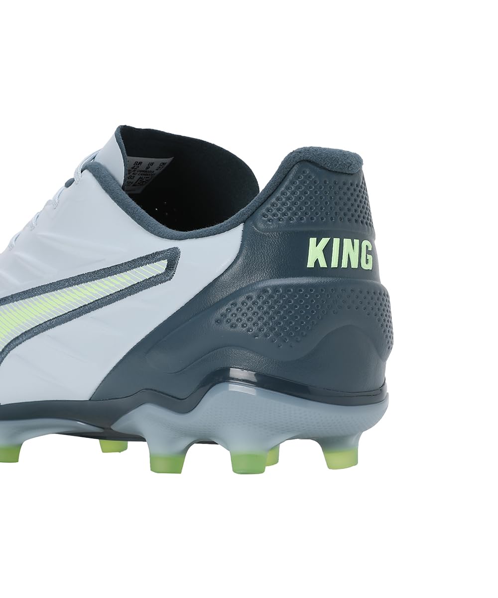 PUMA King Pro FG/AG, Zapatillas de Fútbol Unisex Adulto, Frosted Dew Fizzy Apple Gray Skies, 45 EU