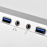 SilverStone SST-FTZ01S - Carcasa de Ordenador Fortress Mini-ITX para Juegos de Alto Rendimiento, Plata