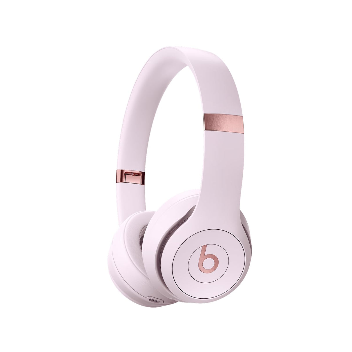 Beats Solo 4 - Auriculares Wireless Bluetooth on-Ear, compatibles con Apple y Android, con hasta 50 Horas de batería - Rosa algodón