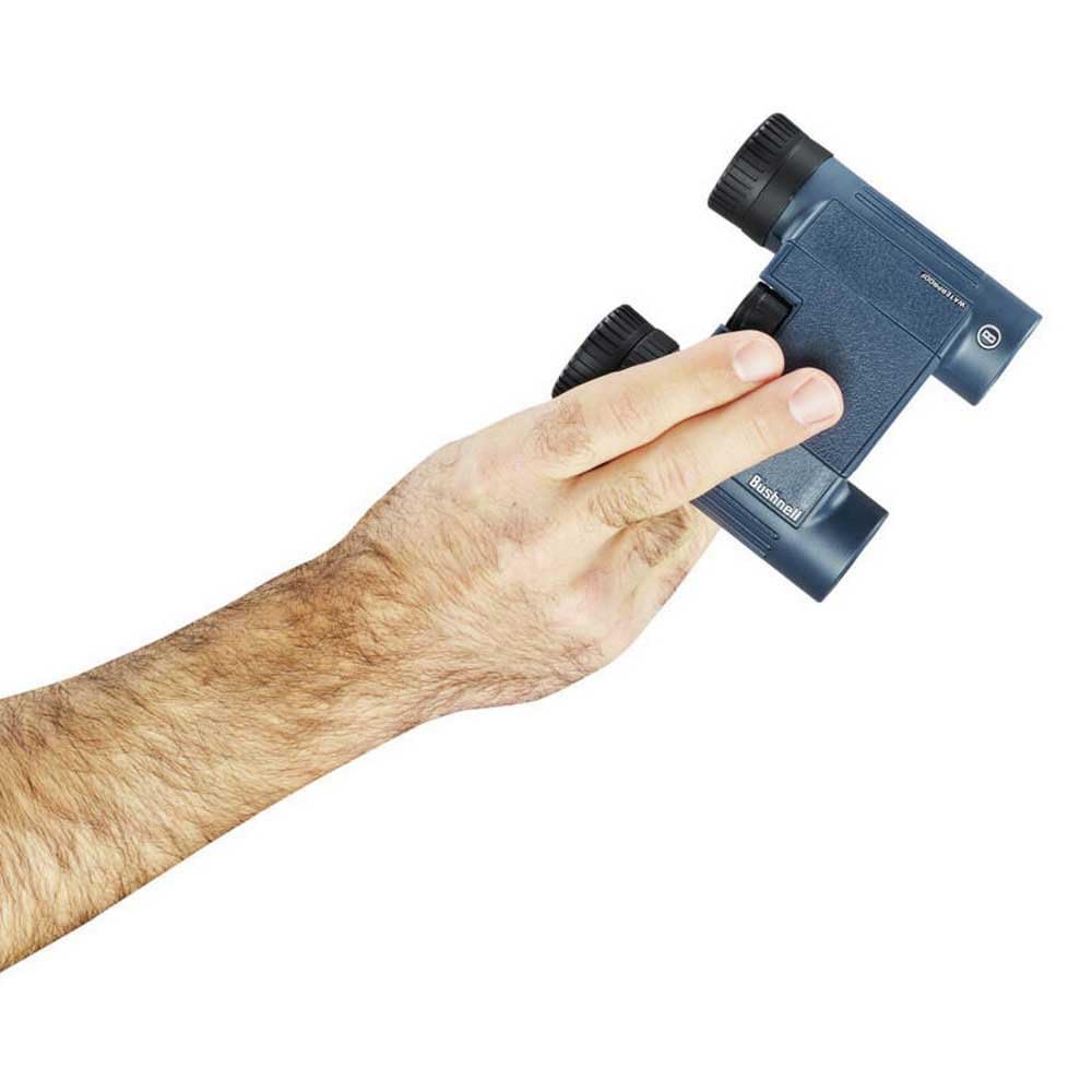 Bushnell - H2O 2 - Prismáticos - 12x25 - Prisma de Techo - Azul Oscuro - Completamente Multicoated - Impermeable/Niebla - Oculares giratorios - Deportes acuáticos - Náutica - 132105R