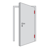 Abus PR_2600B - Barra transversal con cilindro de seguridad 30/60 marrón