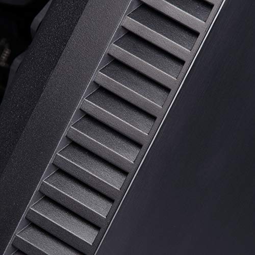 Silverstone SST-PS14B-E - Caja de Torre ATX de Precision, Panel Lateral de Vidrio Templado Ahumado, Negro