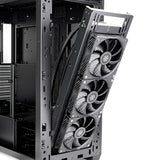 SilverStone Technology Seta H2, Chasis Muy versátil con Alta Capacidad de refrigeración para Estación de Trabajo,SST-SEH2-B