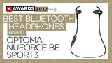 NUFORCE BE Sport 3 - Auriculares in-Ear inalámbricos Bluetooth magnéticos, Color Gris