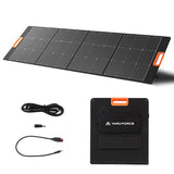 YARD FORCE Panel Solar portátil de 100 W LX SPP10 para generador Solar en casa, IP65 Resistente al Agua, Cargador Solar Plegable, Compatible con Yard Force Power Station para Camping al Aire Libre
