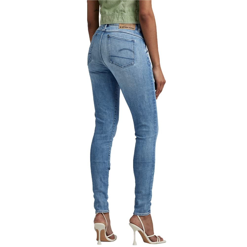 G-Star Para Mujer Jeans Lhana Skinny, Azul (sun faded niagara D19079-C051-D898), 30W / 36L