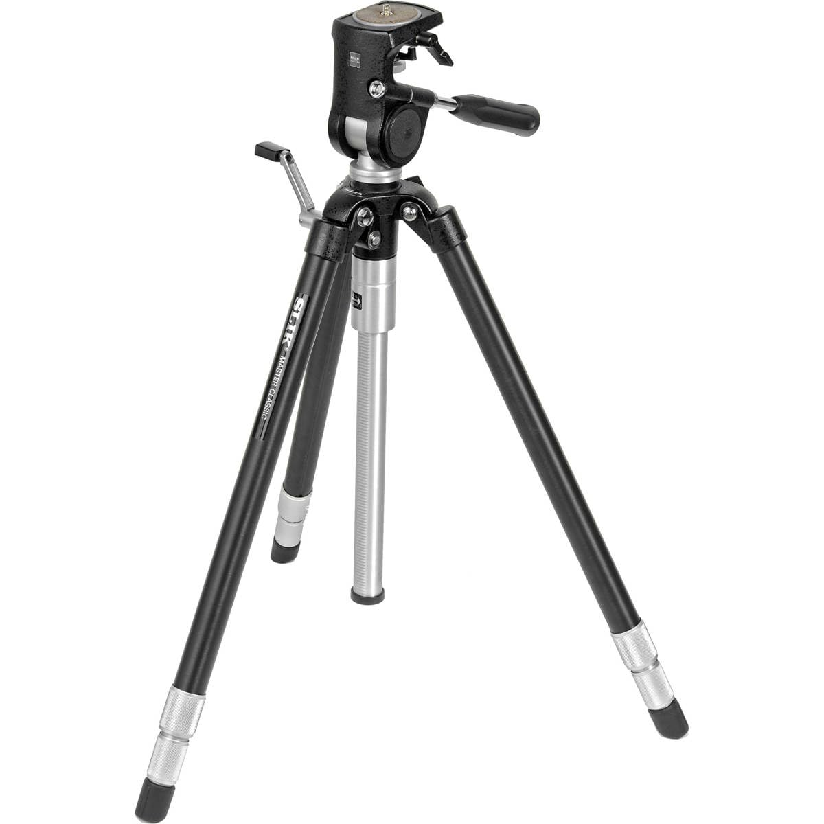 Slik Master Classic – Trípode con Cabezal de 2 Vías, Pan-and-Tilt, Negro (616 – 725)