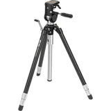 Slik Master Classic – Trípode con Cabezal de 2 Vías, Pan-and-Tilt, Negro (616 – 725)