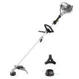 Avilia Desbrozadora de explosión de 33 CC con depósito de 120 l – Cortacésped Profesional 1,2 HP, Mango antivibración, Disco de Acero de 3 Dientes, Cabezal de Hilo Tap&Go, 2 Tiempos, carburador