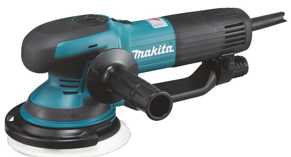 Makita - Lijadora rotorbital 150 mm BO6050J 750w 1600-6800 opm, azul y negro