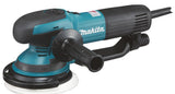 Makita - Lijadora rotorbital 150 mm BO6050J 750w 1600-6800 opm, azul y negro