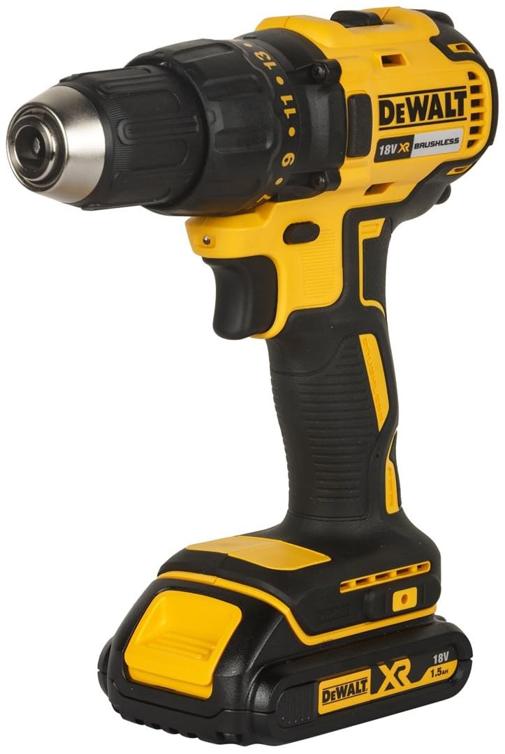 DEWALT DCD777D2T-QW - Taladro Atornillador sin escobillas XR 18V 13mm 65Nm con 2 baterías Li-Ion 2,0Ah y maletín TSTAK