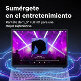 Lenovo IdeaPad Slim 3 Gen 8 – Ordenador Portátil 15.6" FHD AMD Ryzen 5 5625U, 16 GB RAM, 512 GB SSD, Gráficos AMD Radeon Integrados, Wi-Fi 6, Sin Sistema Operativo Teclado QWERTY Español - Gris