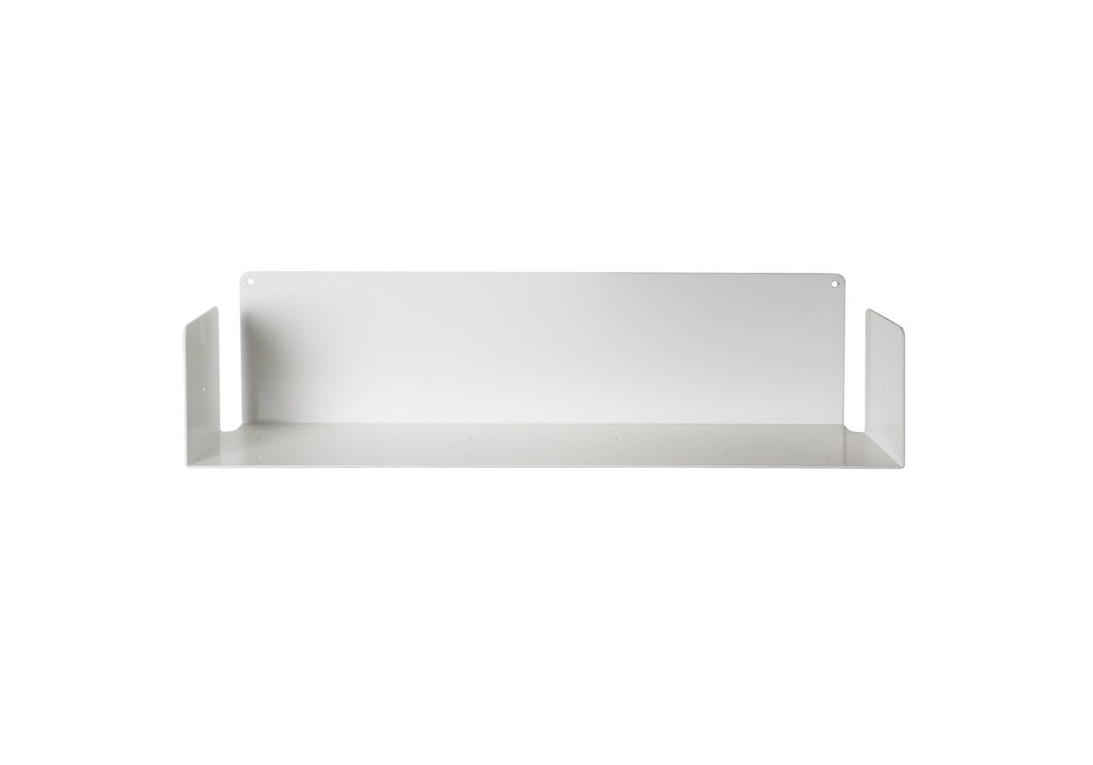 TEEbooks U60x6-BLANC Estantería para Libro, Acero aleado, Blanco, 60 x 15 x 15 cm