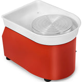 Mophorn Rueda Eléctrica para Cerámica, 25 cm Máquina Eléctrica de Cerámica 280 W Torno Alfarero 300 rpm Torno Cerámica Alfarero Máquina Arcilla con Control Pedal Independiente
