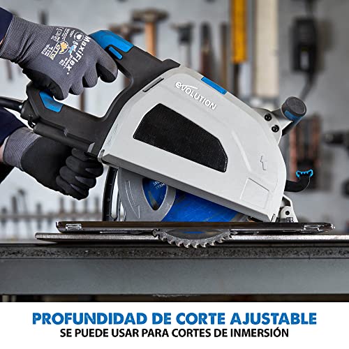 Evolution Sierra tronzadora industrial para acero de 210 mm S210CCS de Evolution: acabado que se puede trabajar al instante, sin calor, rebabas ni chispas. Incluye hoja para acero dulce
