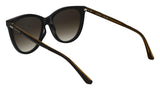 Calvin Klein Women's Sunglasses CK25508S - Black with Gradient Brown Lens