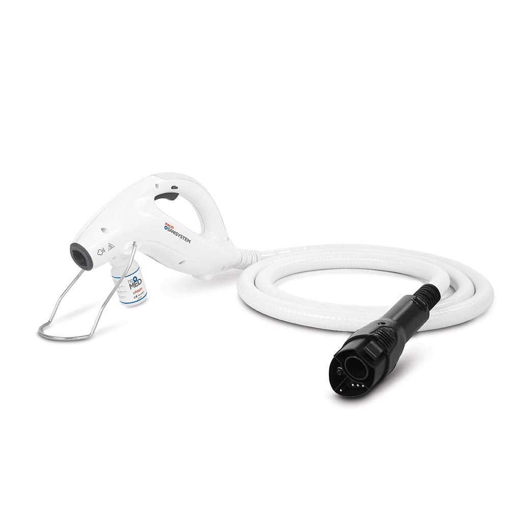 Polti PAEU0368 Sani System gun - Vaporetto Lecoaspira, accesorio para la sanificación a vapor de superficies, objetos y tejidos con vapor saturado seco sobrecalentado hasta 180C, Fabricado en Italia