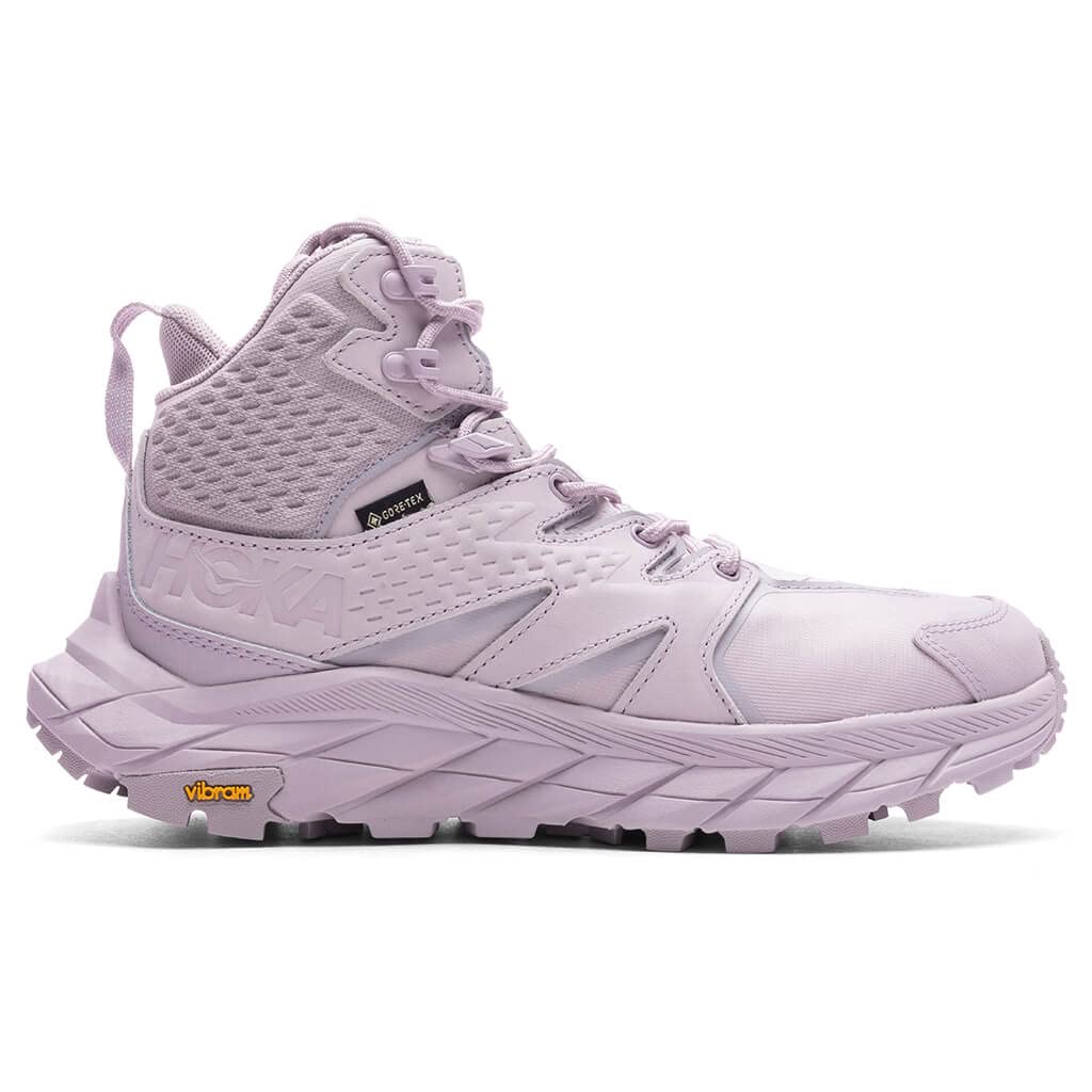 HOKA Anacapa Mid GTX, Zapatos para Senderismo Unisex Adulto, Lilac Marble Elderberry, 40 EU
