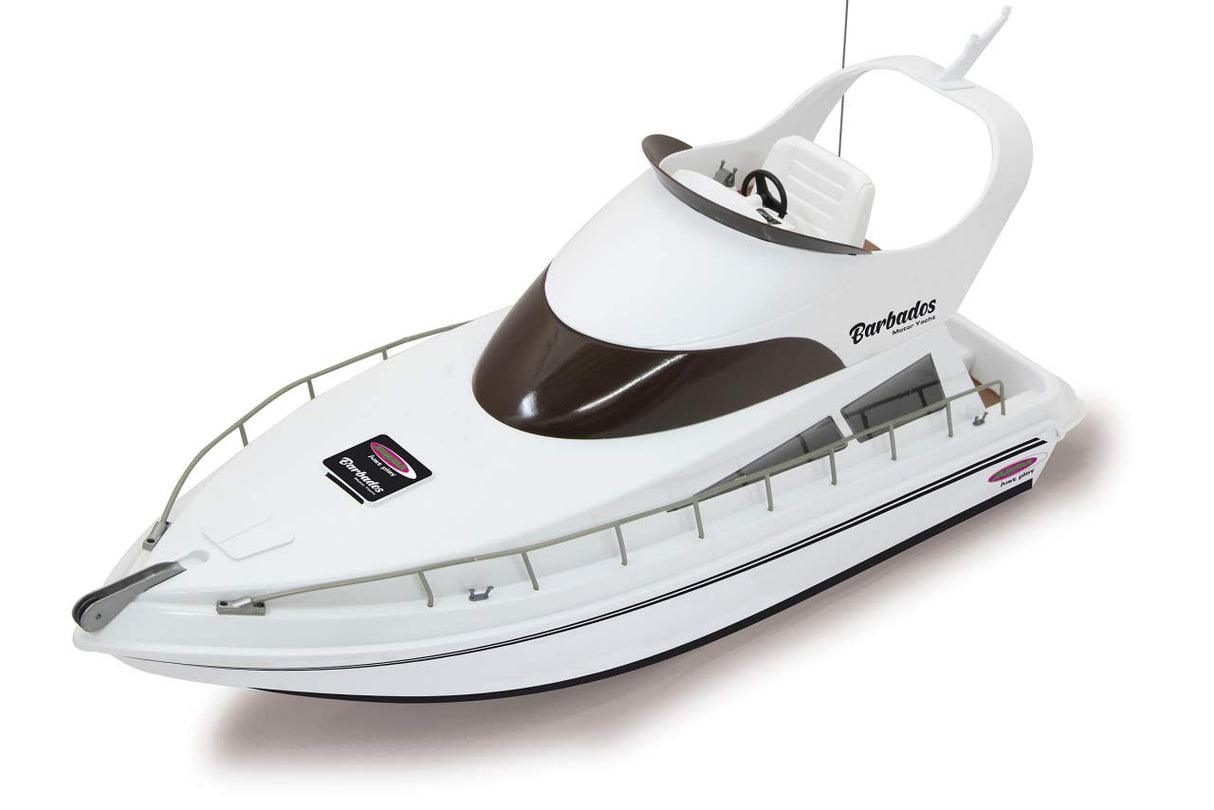 Jamara 040670 - Barbados RC-Yate 2,4GHz - Funcionamiento multijugador, 2 Motores, Fácil de controlar, Tapa con Cerradura rapida
