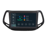 Autorradio de Ajuste Personalizado para Jeep Compass Android GPS Bluetooth WiFi Dab USB Pantalla táctil Full HD 10" procesador de 8 núcleos y comandos de Voz