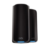 NETGEAR Orbi Mesh WiFi 7 Mesh Orbi Quad-Band (RBE972SB) | Router + 1 repetidor satélite | Cobertura de hasta 440 m², 200 Dispositivos | Puerto Internet de 10 Gbit, BE27000 802.11be
