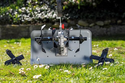 IKRA motoazada eléctrica IEM 1500, Anchura de Trabajo Flexible de 32 y 45 cm, Profundidad de Trabajo de hasta 20 cm, Potencia de 1500 W