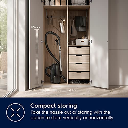 ELECTROLUX EB61A5UG, Aspirador Trineo con Bolsa, Urban Grey
