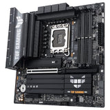 ASUS TUF Gaming B860M-PLUS WiFi, Placa Base Intel mATX, 12+1+2+1 80A etapas de alimentación DrMOS, DDR5, PCIe 5.0, 3 Ranuras M.2, Wi-Fi 7, Realtek 2.5Gb Ethernet, DisplayPort, HDMI, USB 20Gbps Tipo-C