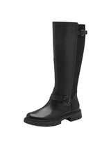 Tamaris Comfort 8-85600-43-Botas largas, Botas de Moda Mujer, Negro, 37 EU Ancho