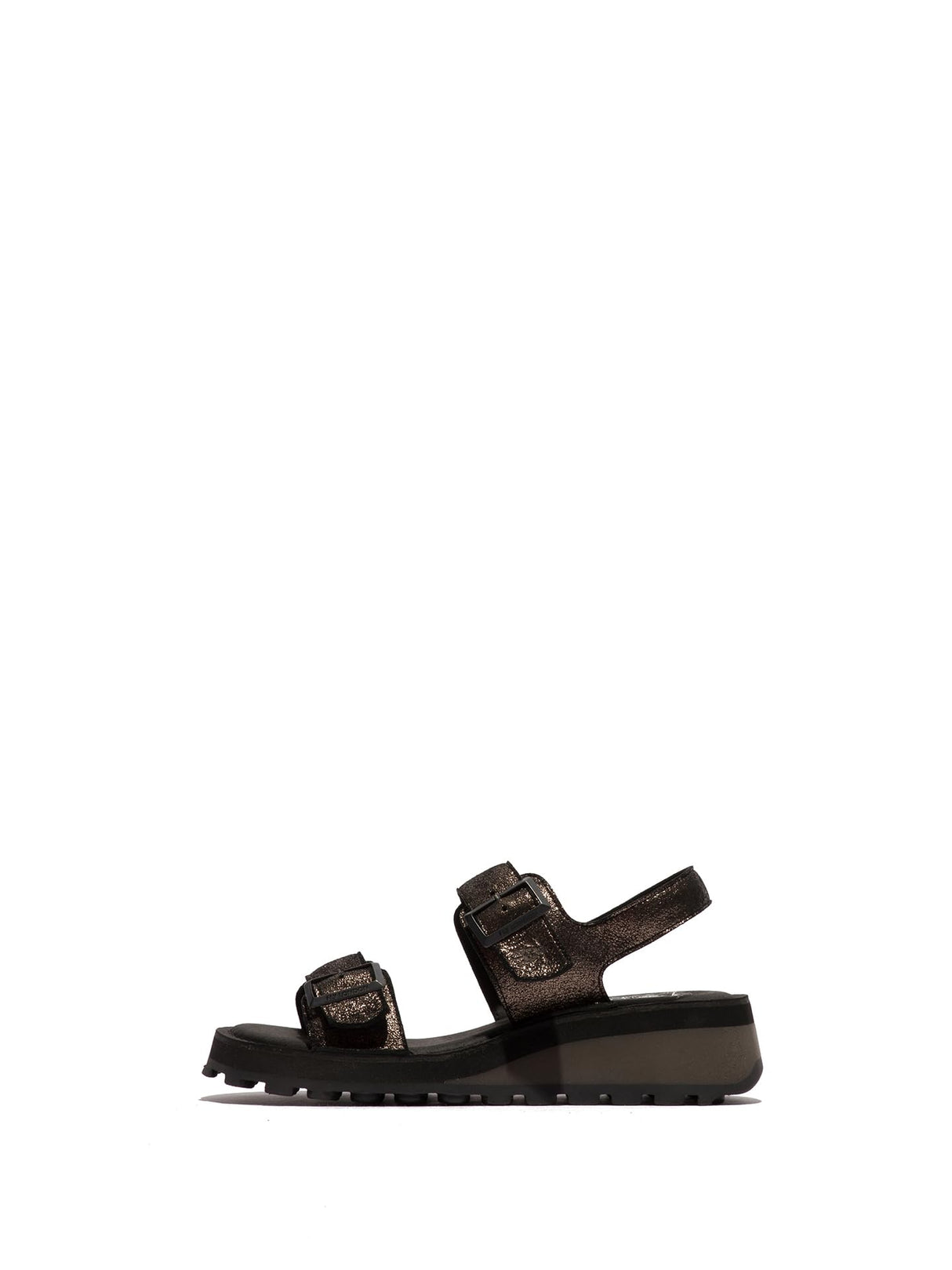 Fly London HEIF558FLY, Sandalias Mujer, Graphite, 42 EU