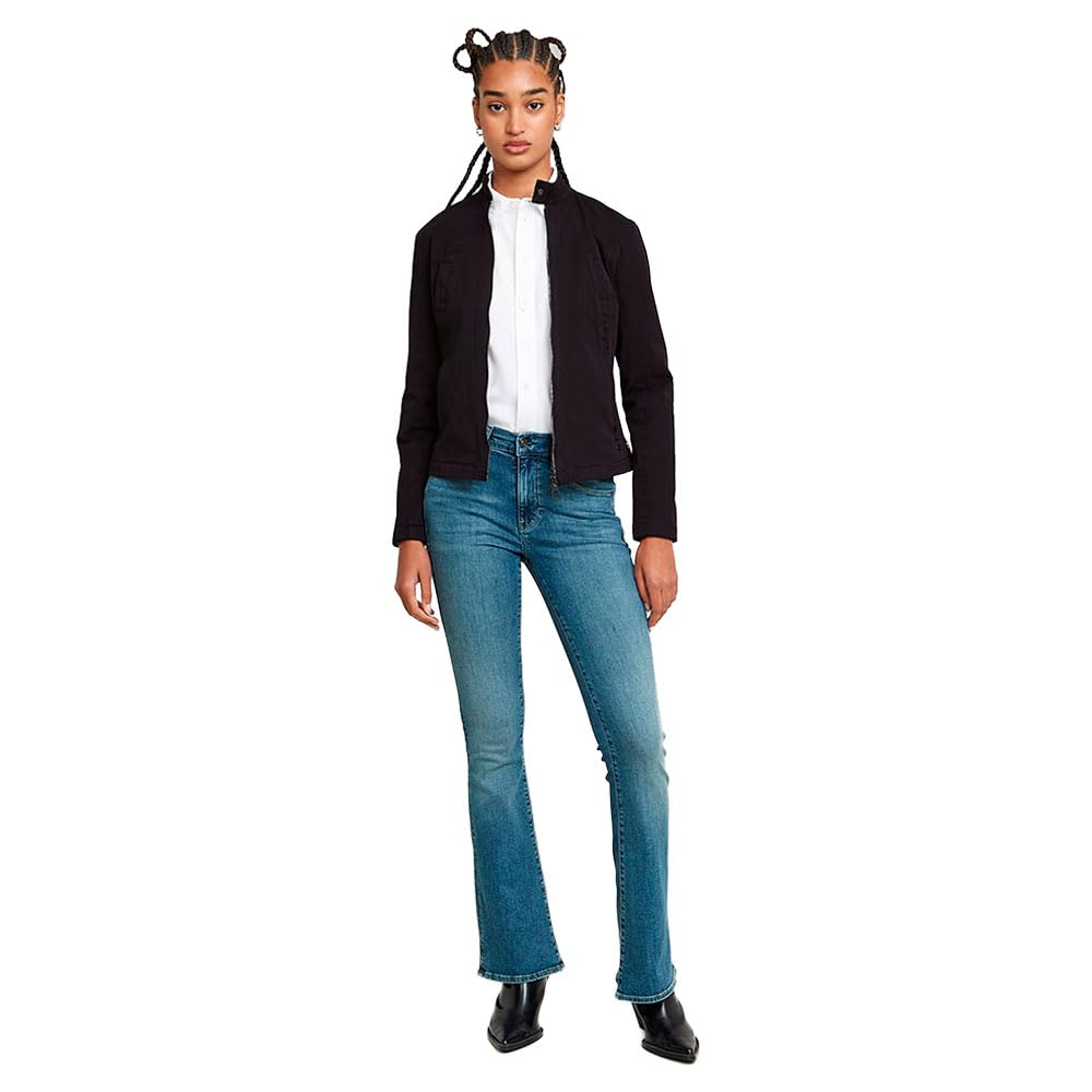 G-Star Para Mujer Chaqueta Biker, Negro (dk black D25990-D922-6484), L