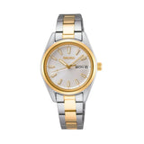 Seiko Reloj Analógico para Mujer de Cuarzo con Correa en Metal SUR454P1