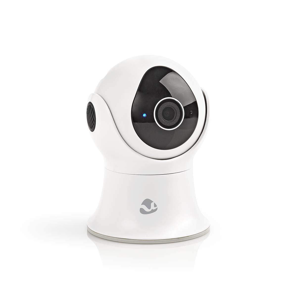 Nedis cámara para Exteriores SmartLife - Sistema de Seguridad para Exteriores con Sensor de Movimiento - wi fi, Full HD 1080p, Modo de visión Nocturna, Memoria Interna (16 GB), IP65 - Blanco